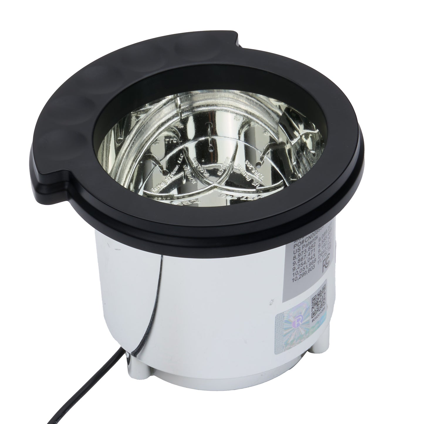 Raffel ICH S BLK DIMP Cup Holder with Wire harness