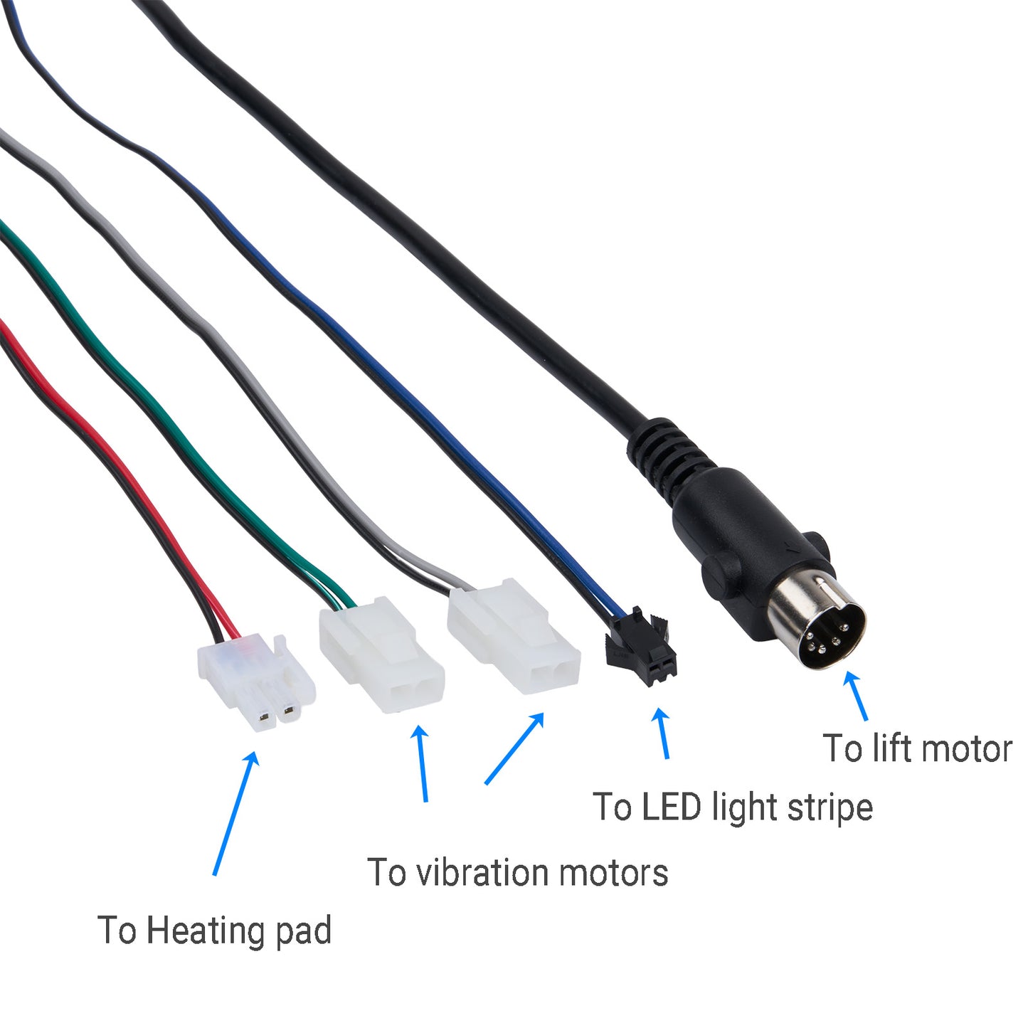 eMoMo TRG22HRRLA 7-Button Control Switch with USB and 5 Plugs