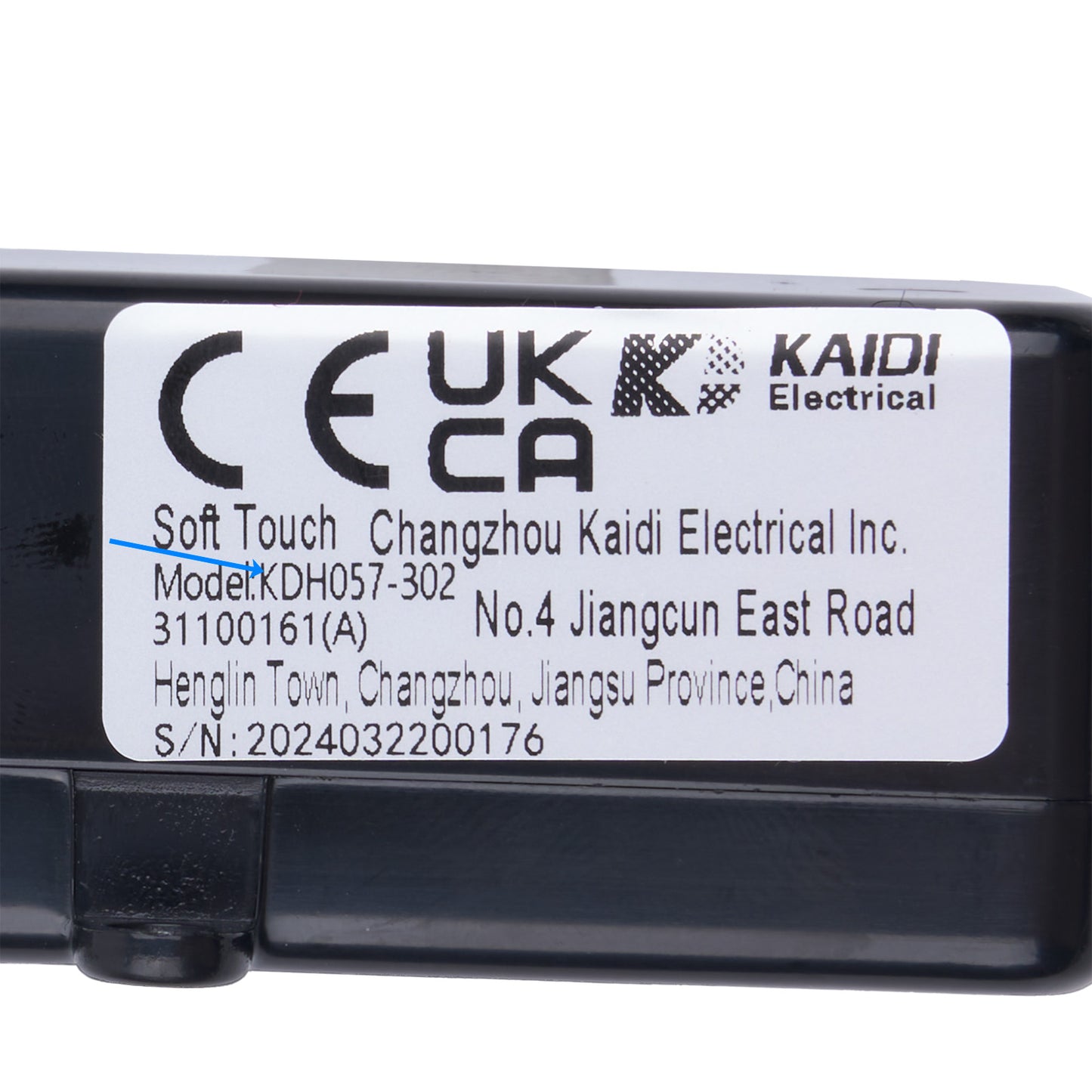 Kaidi KDH057-302 Soft Touch Control Box 31100161(A)