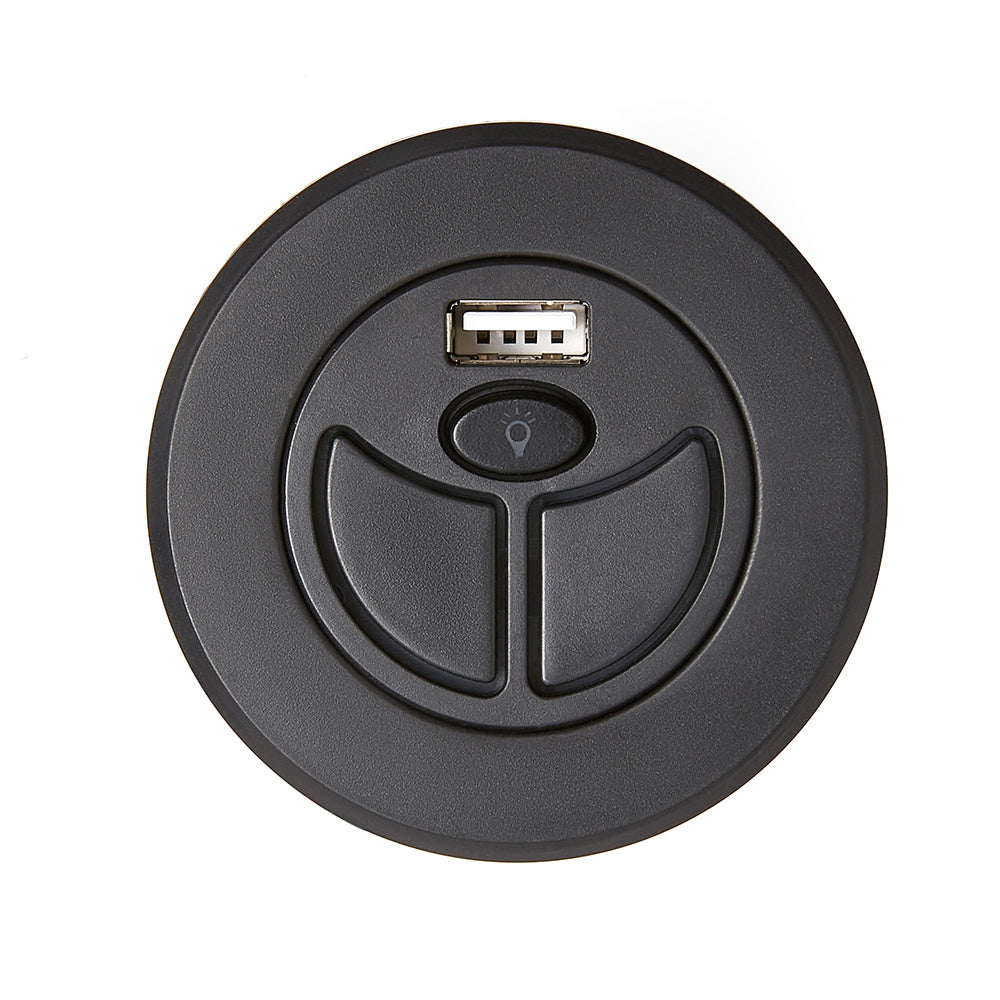 eMoMo RemoP40C2L 3 Button Switch with USB Charging Port