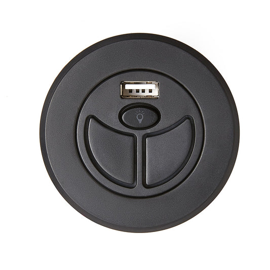 eMoMo RemoP40C2L 3 Button Switch with USB Charging Port
