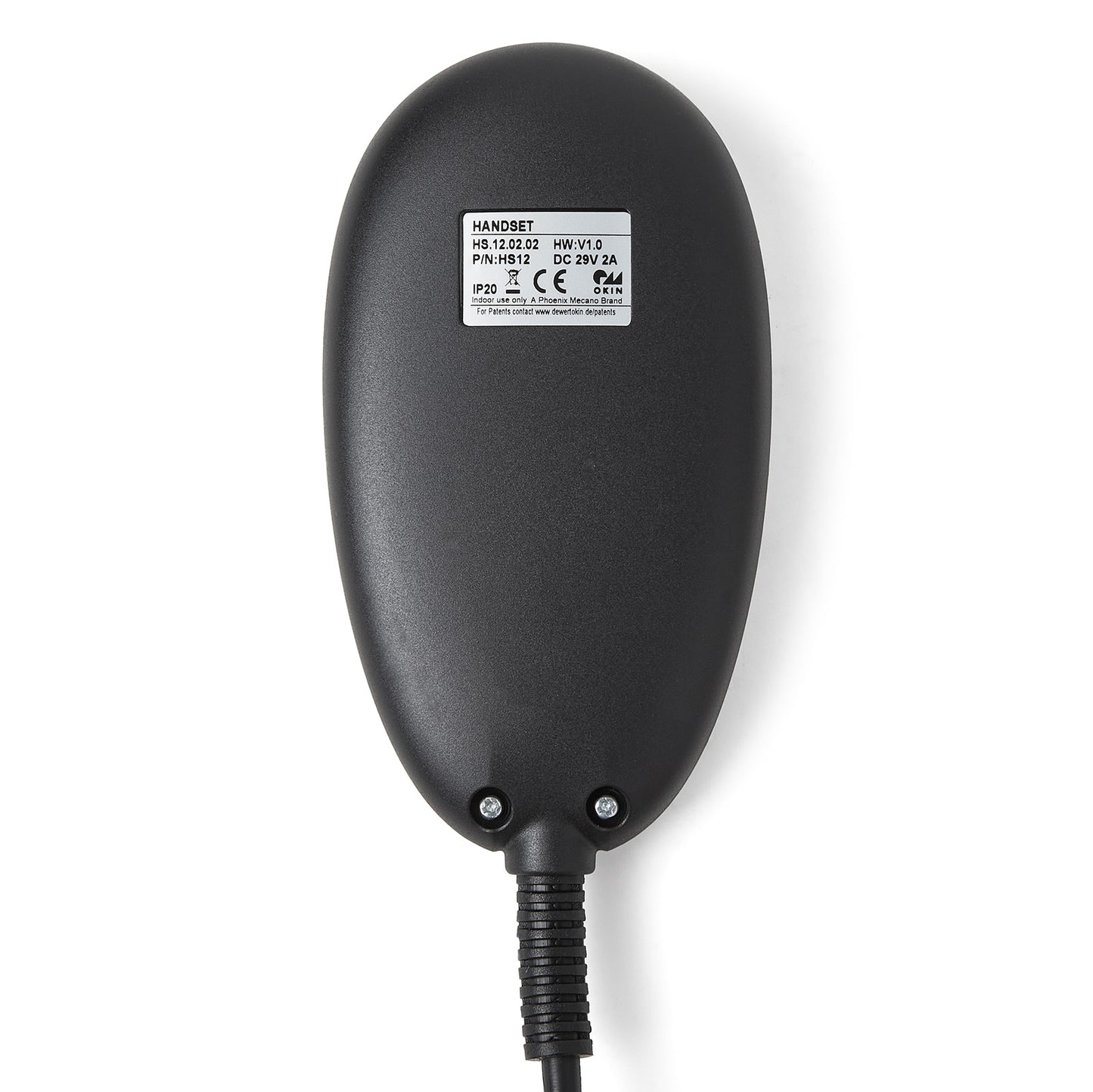 OKIN HS.12.02.02 Two Button 5-pin Handset Controller for Lift Chair & Recliner