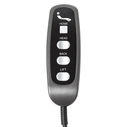 KDH130-001 Seven Button Dual 5 Pin Plugs Hand Controller for Lift Chair