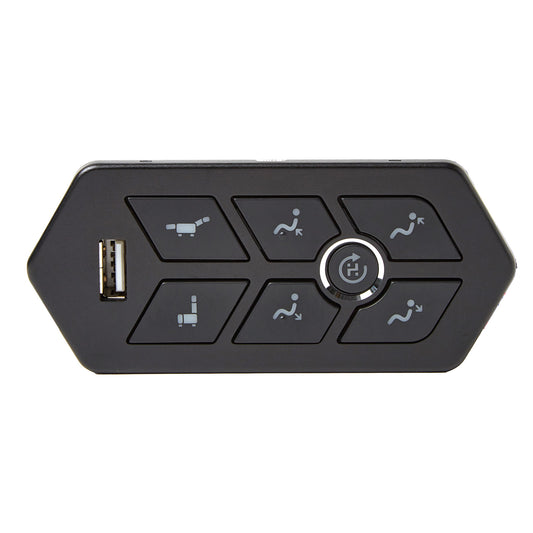 eMoMo TR2CLBN 7 Button Control Switch with 4 Plugs & USB