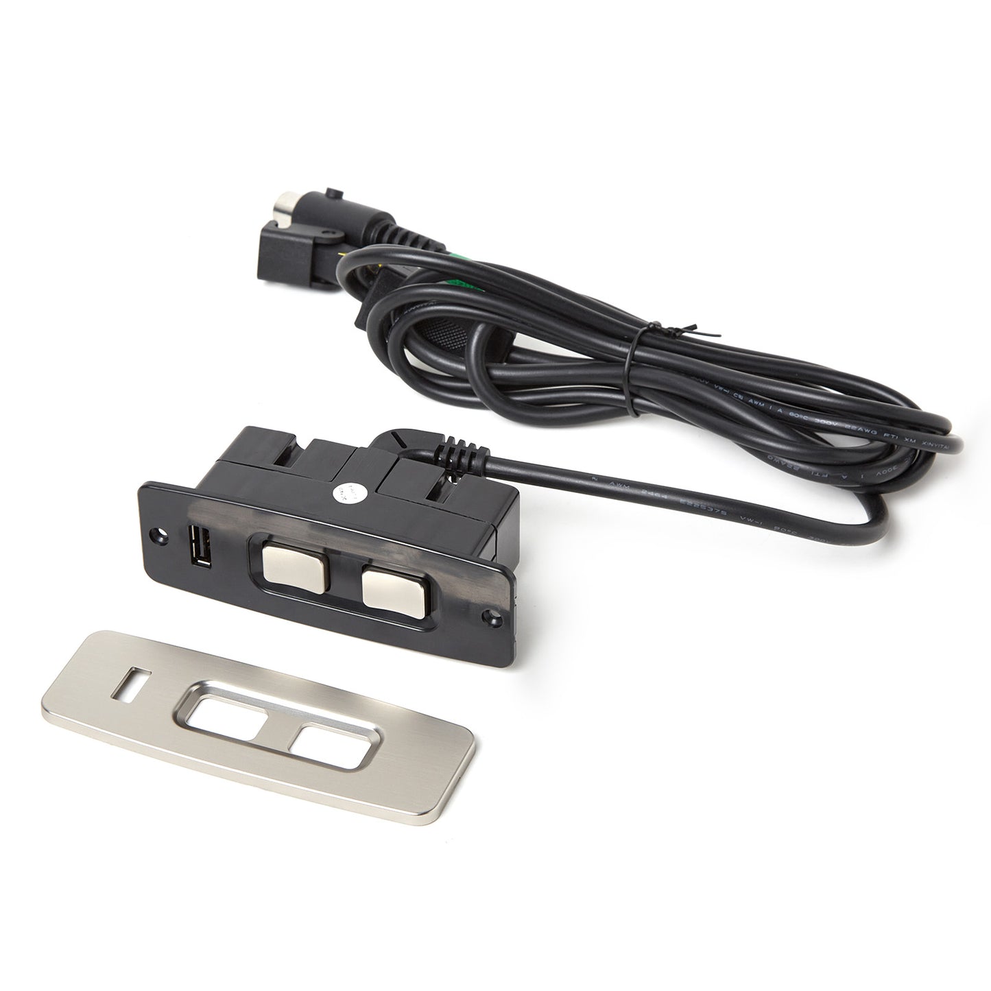 Raffel CTR UR2 55 BA Four Button Switch for Recliner with 2 Plugs & USB