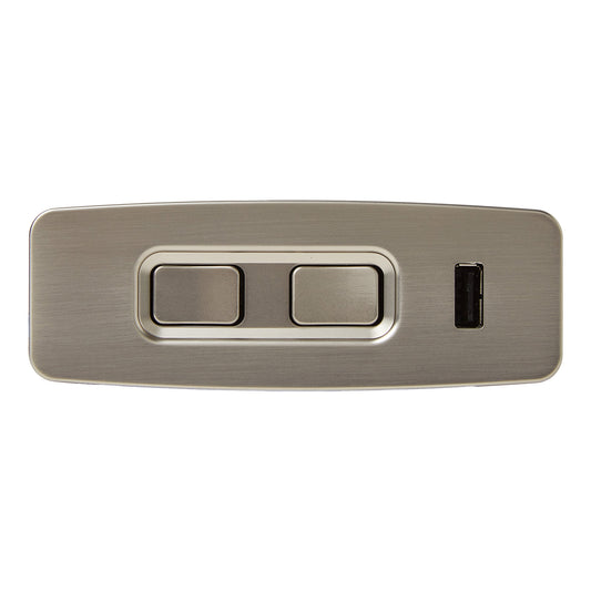 Raffel CTR UR2 55 BA Four Button Switch for Recliner with 2 Plugs & USB