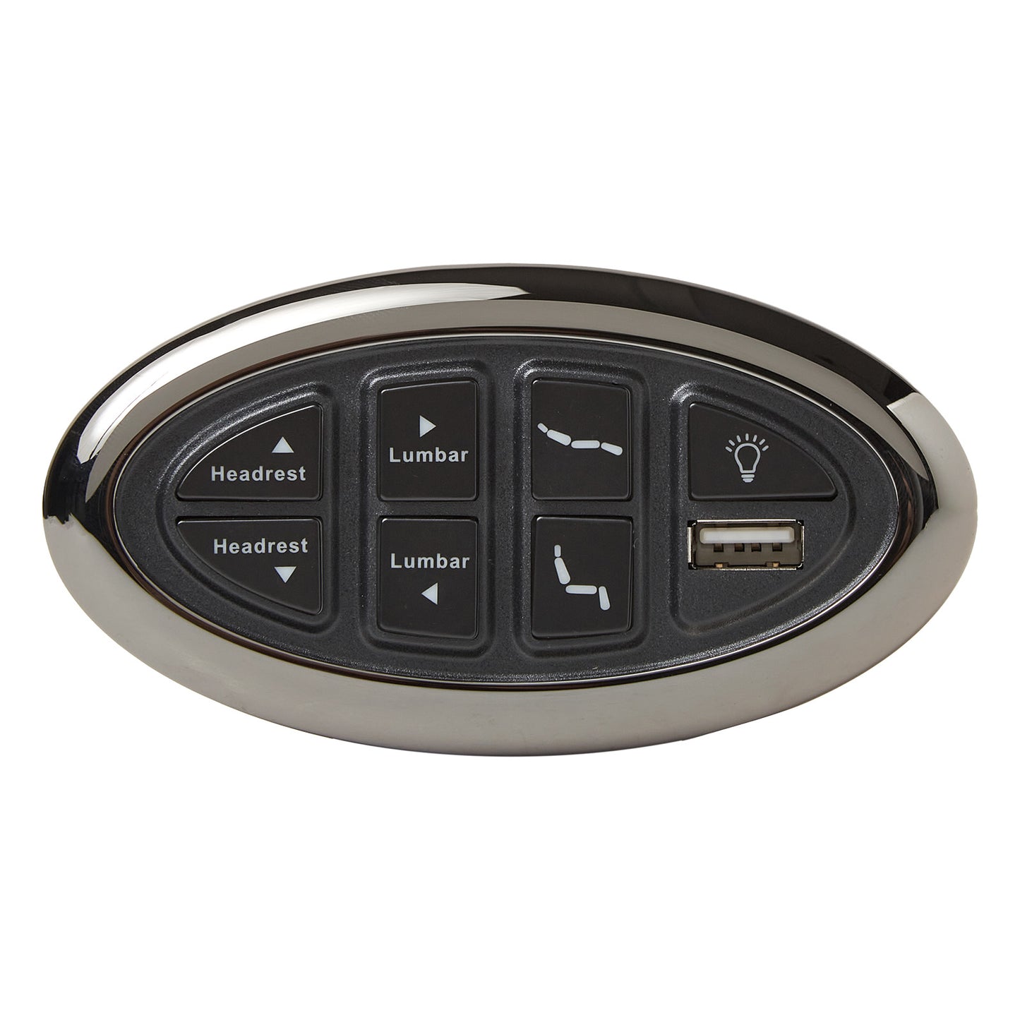 OKIN JLDK.15.07.15 7 Button 7 Pin Switch for recliner with Junction Box & USB