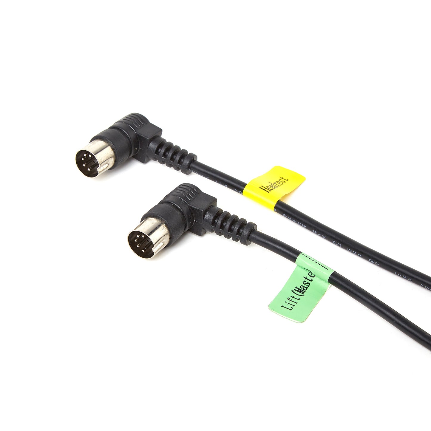 Righ-Angled 5-Pin Y Splitter Cable for Recliner 5-Pin Female to Dual 90° 5-Pin Male for Seprated Control