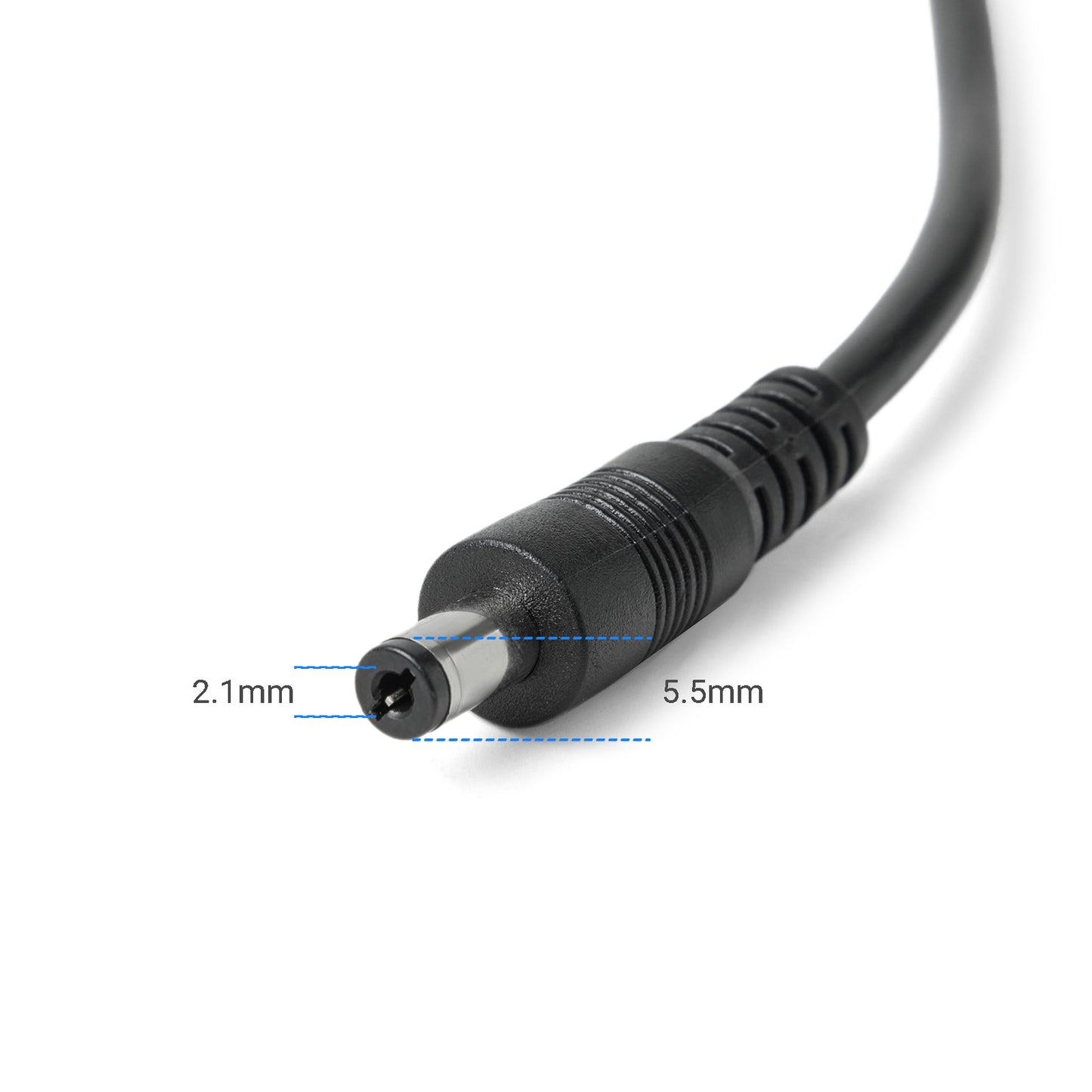 2 Pin Male to Male Barrel Plug Conversion Cable for Recliner and Lift Chairs 5.5*2.1 / 5.5*2.5