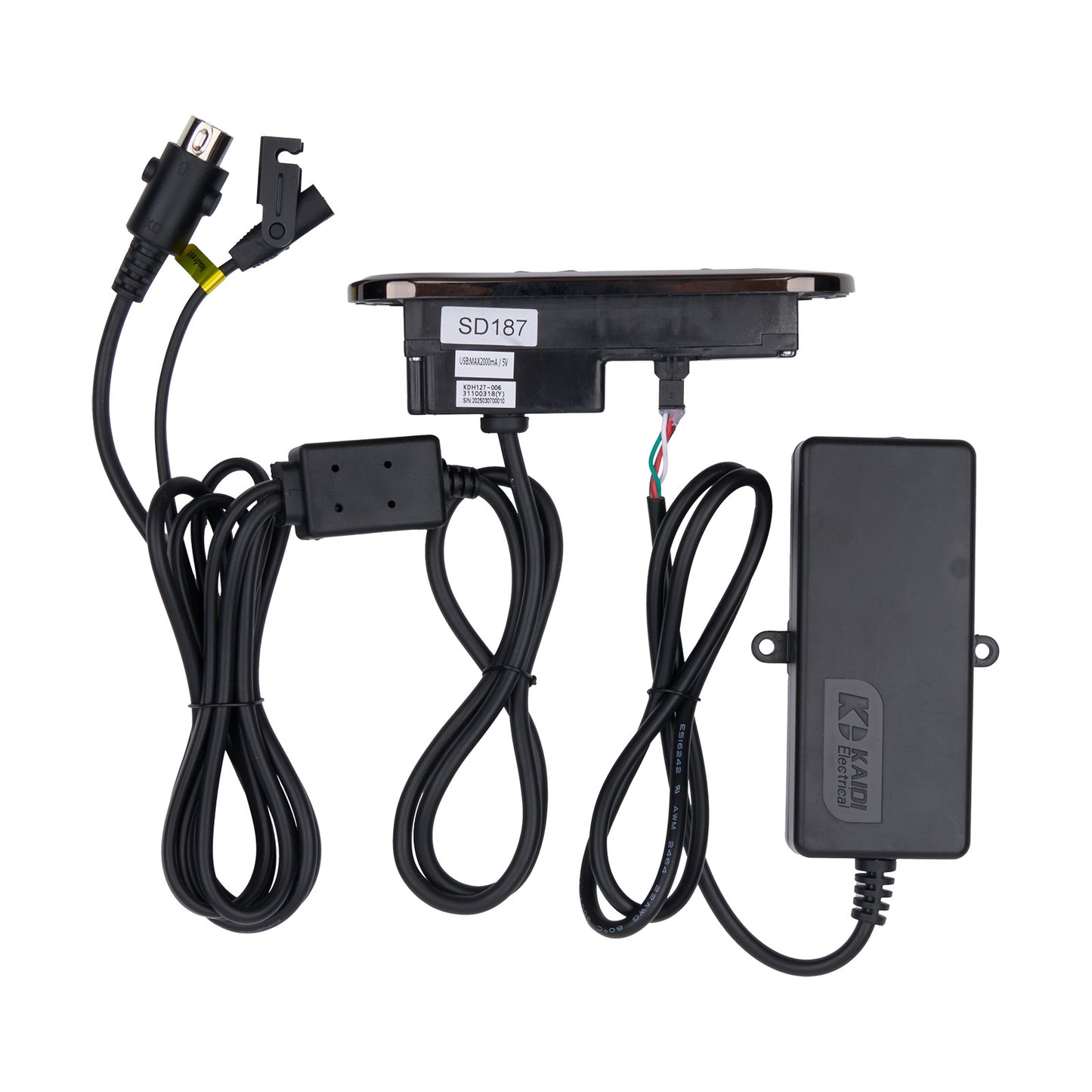 KDH127-006 5 Button Switch for Power Recliner or Lift Chair with USB Port & 2 Plugs SD187 31100318(Y)