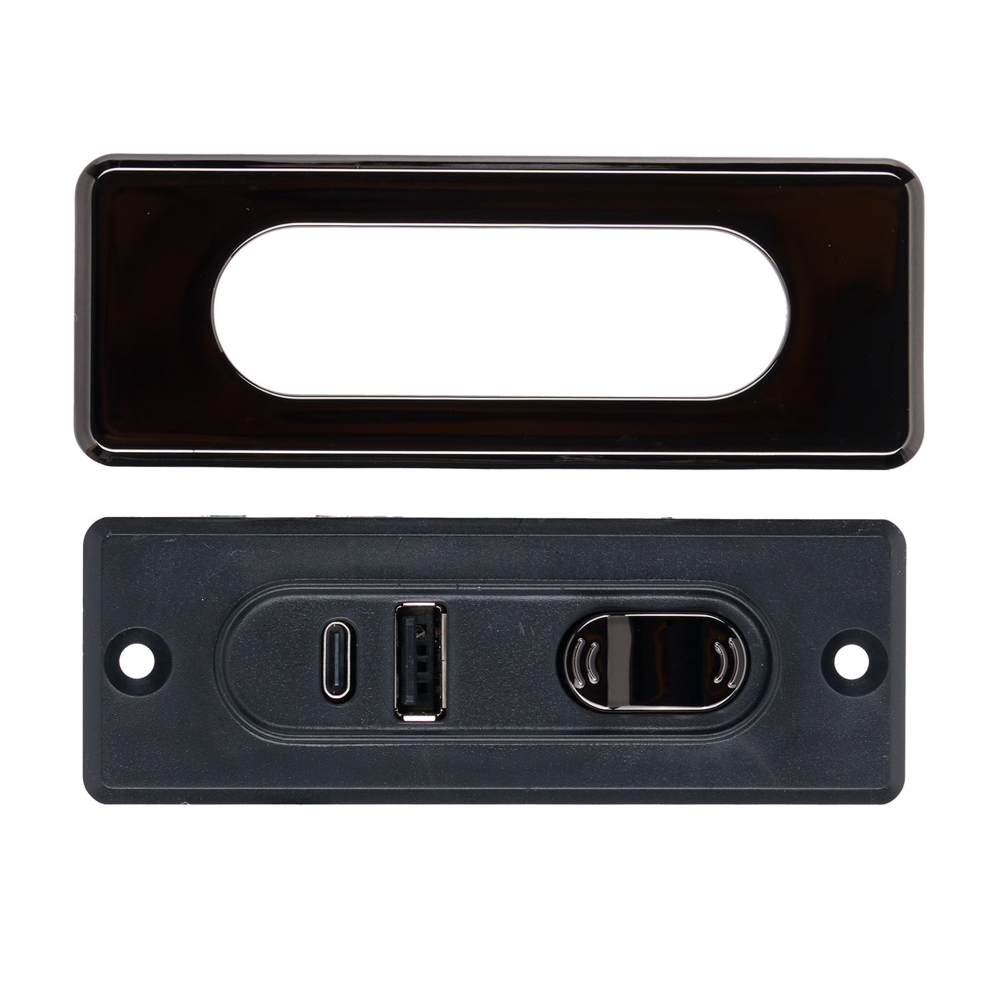 Mulin FSK004-A17 2-Button 5-Pin Switch for Power Recliner with Type A & Type C Ports