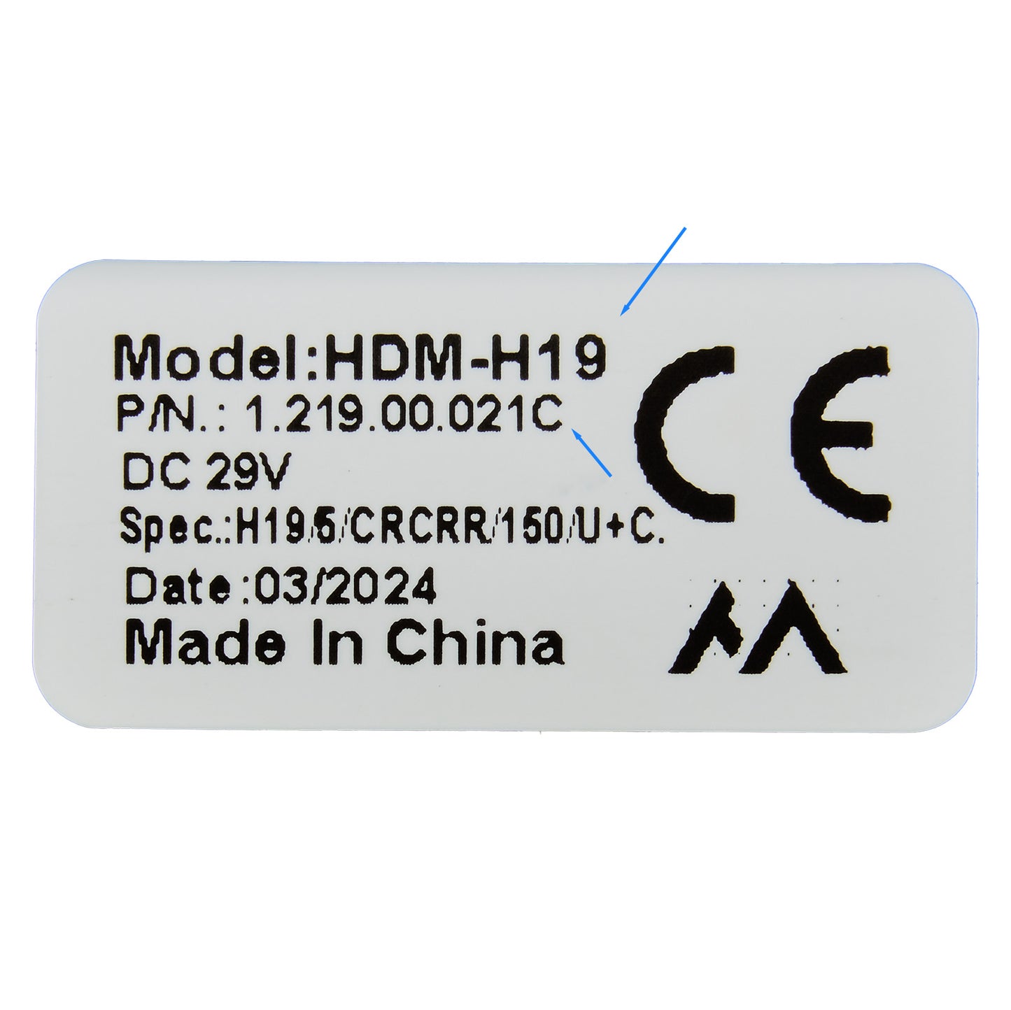 HDM-H19 Recliner Switch (P/N: 1.219.00.021C) - 5-Button Control with USB Type-C Charging