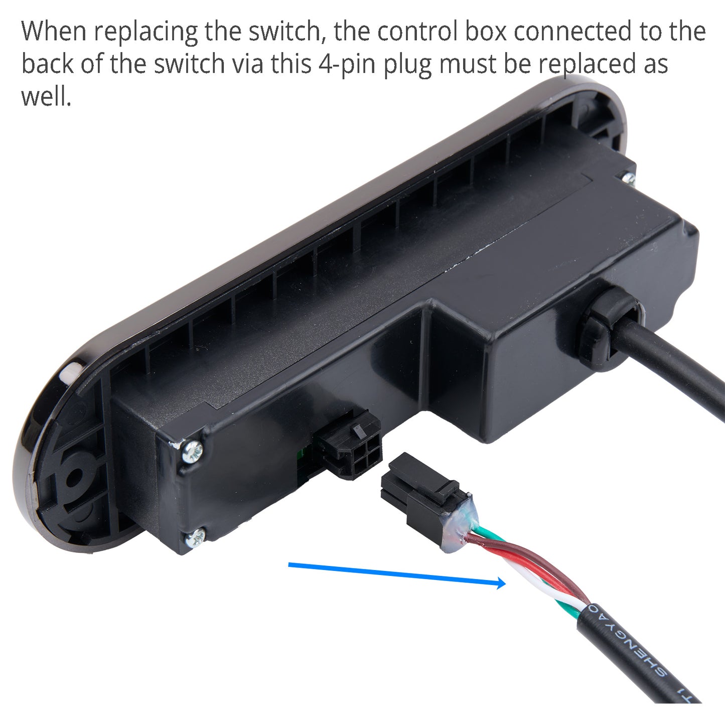 KDH127-006 5 Button Switch for Power Recliner or Lift Chair with USB Port & 2 Plugs SD187 31100318(Y)
