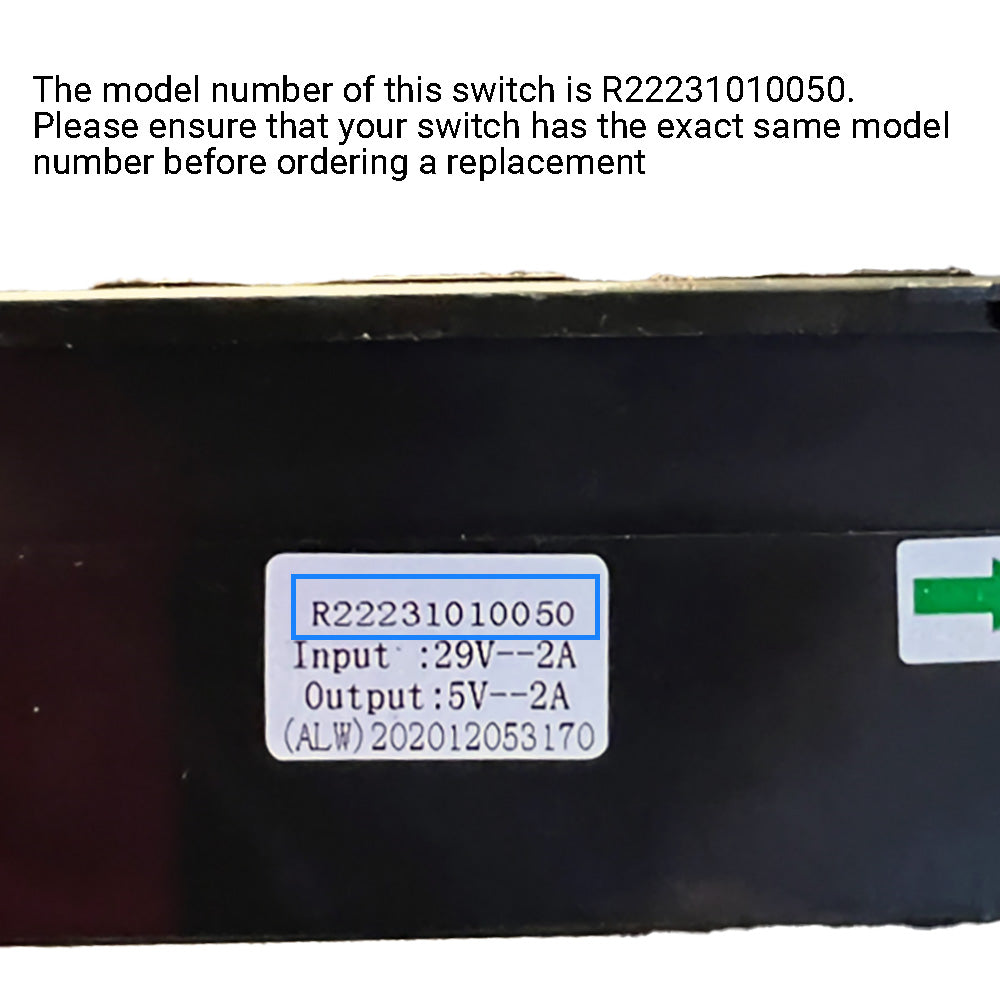RMT R22231010050 5 Button Switch for Recliner Lift Chair