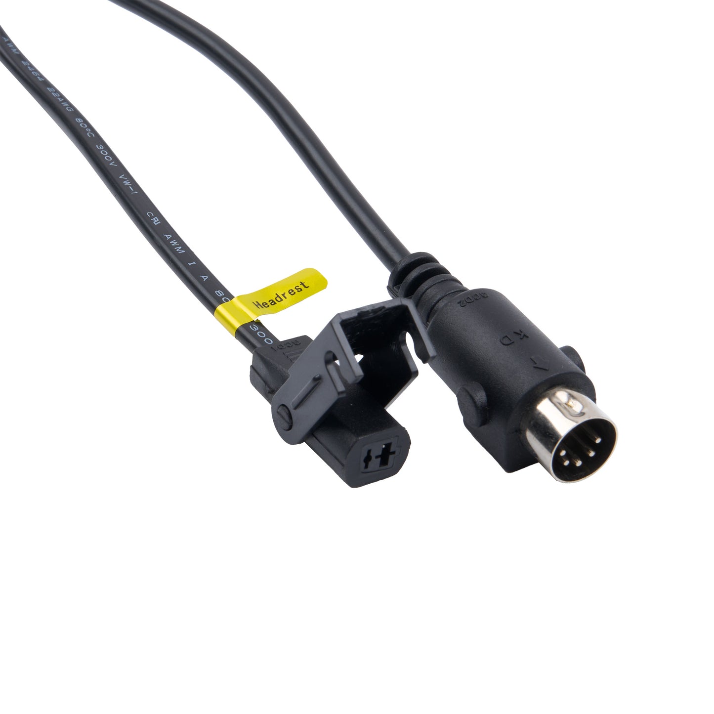 Kaidi KDH127M-023 5-Button Recliner Switch with 2 Connectors and USB Charging Port