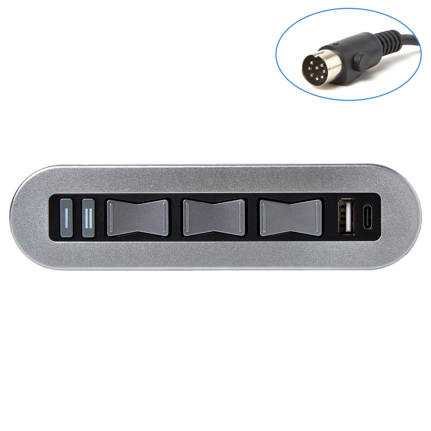 eMoMo HX90TU2 8 Button Switch for Recliner Lift Chair with USB Type C Charger