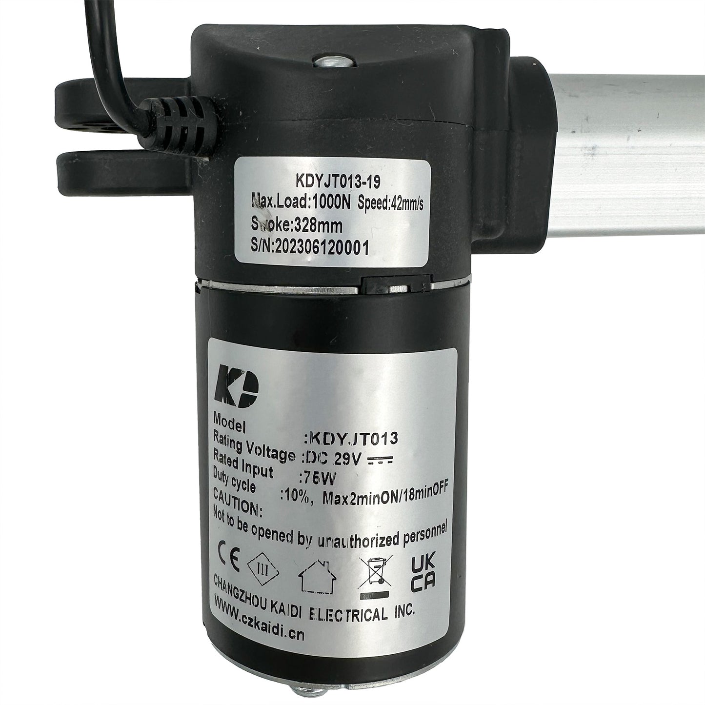 KAIDI KDYJT013-19 Linear Actuator for Recliner/Lift Chair