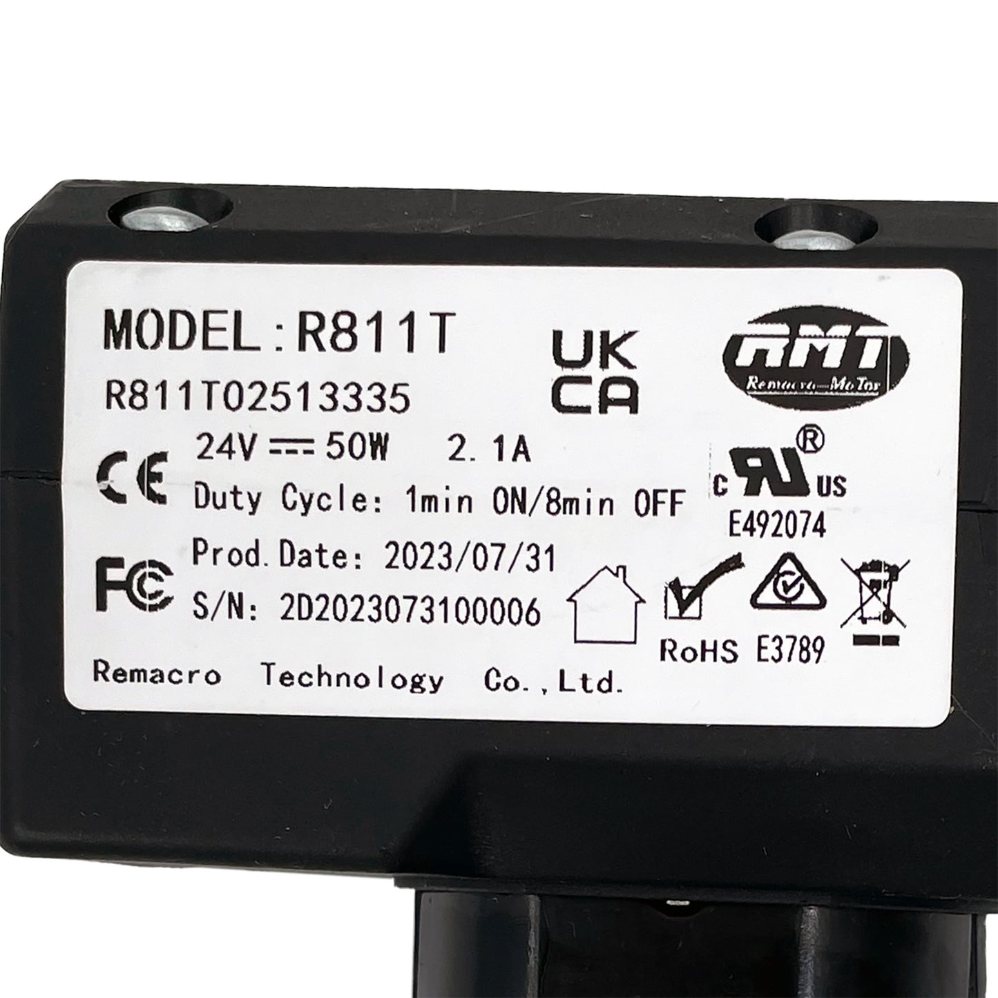 RMT R811T02513335 Linear Actuator for Recliner/Lift Chair