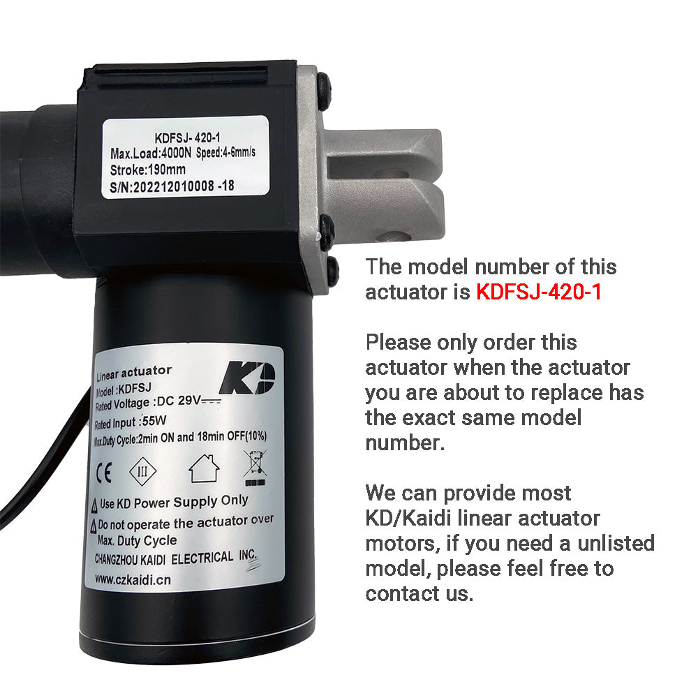 Kaidi KDFSJ-420-1 Linear Actuator for Recliner/Lift Chair