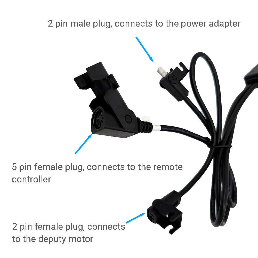 RMT R8123N2040333 Linear Actuator for Recliner/Lift Chair with Triple Plug