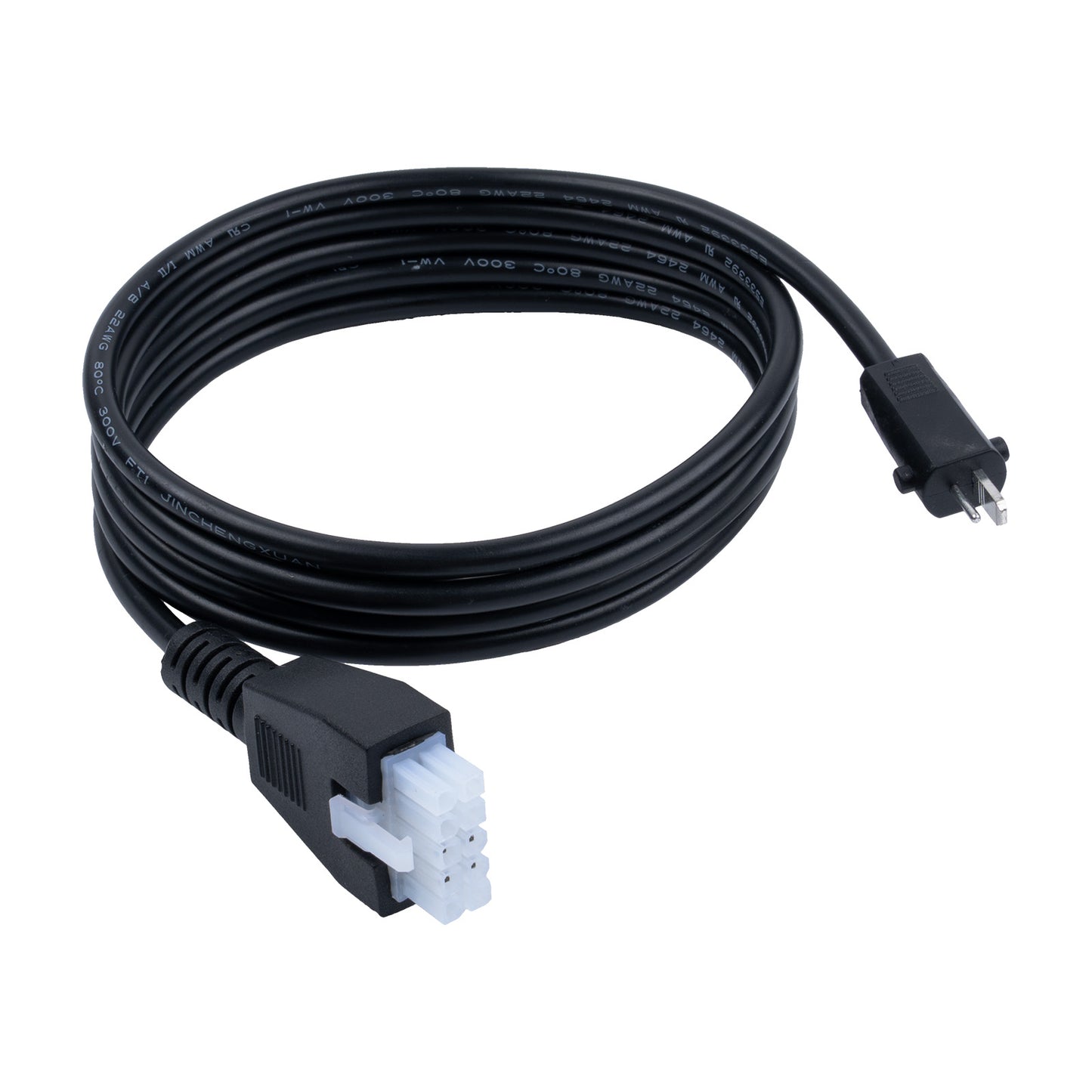 2 Pin Male to 10 Pin Male Power Input Cable for Adjustable Bed with OKIN Control Box