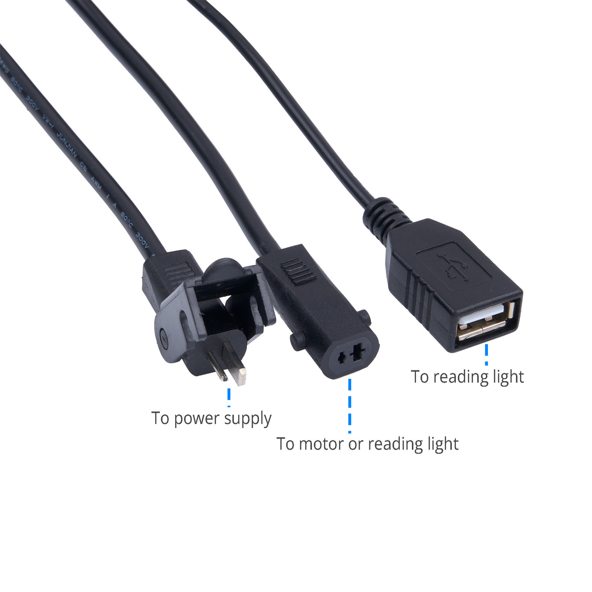 Leads and connectors of the RK23300639X000 Trapezoid Wireless Charging Panel