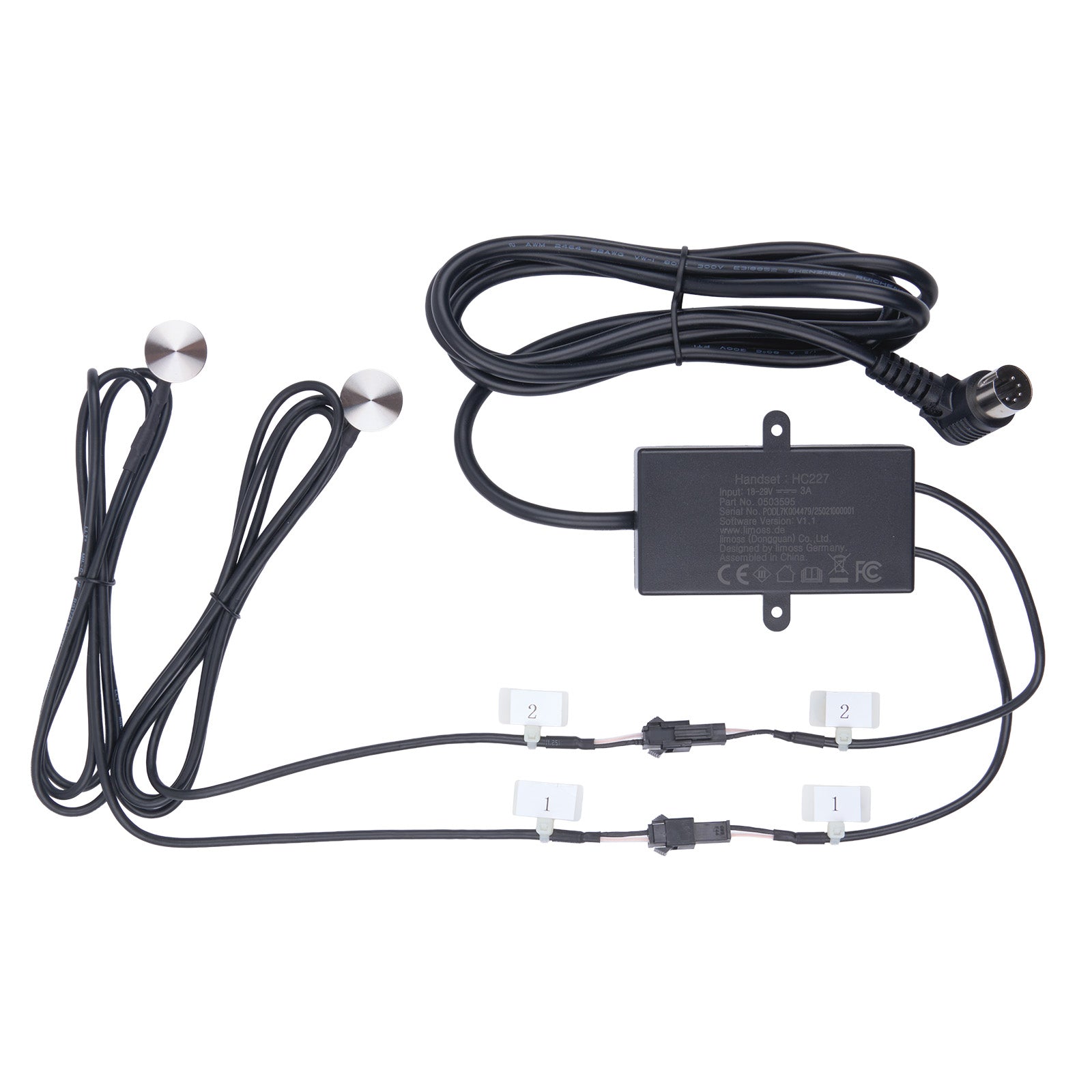 Limoss HC227 503595 2 Button Touch Control Handset for Recliner or