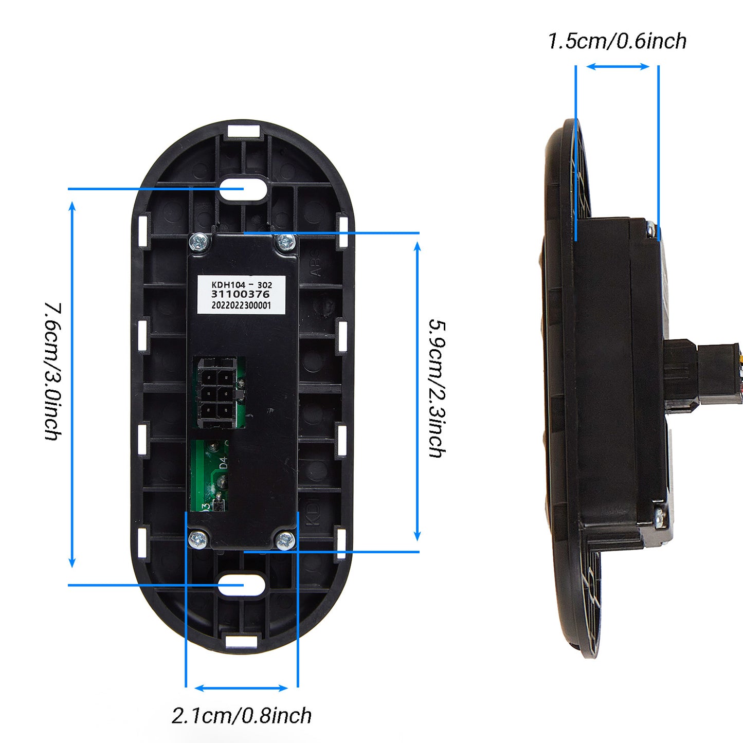 KDH104-302 4 Button Switch/Controller for Recliner Lift Chair