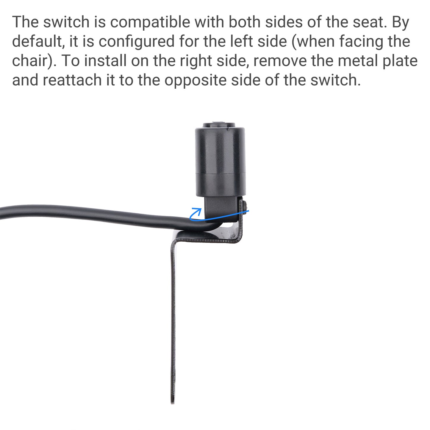 DL-SK-127-1-001-L 2-Button Switch Controller for Armless Middle Seat Recliner Sectional