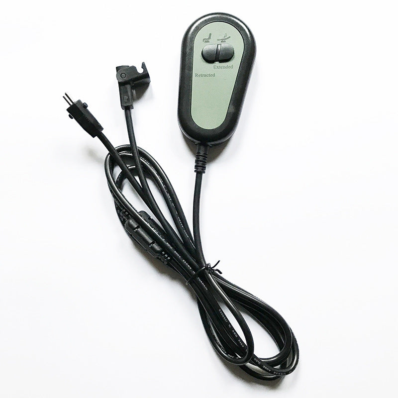 Two-Button Dual 2-Pin Plug Remote Controller for Recliner/Lift Chairs