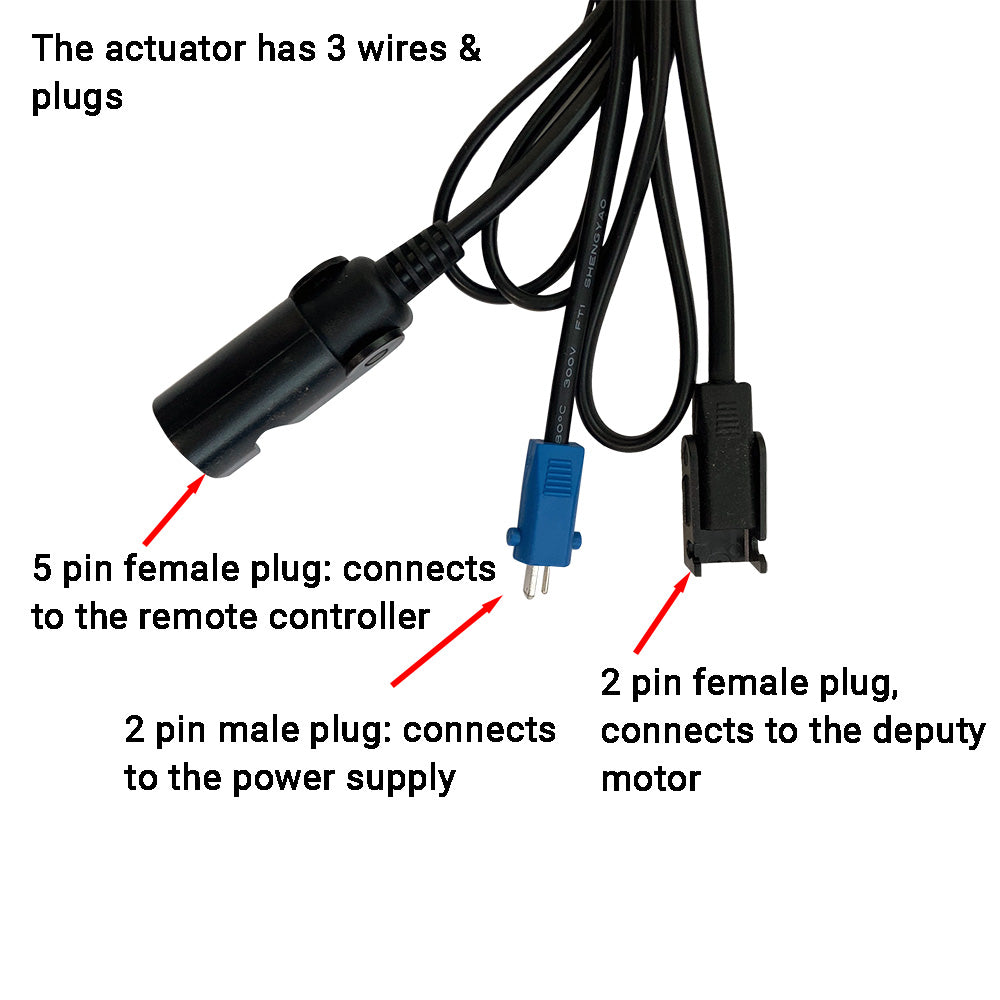 Kaidi KDYJT018-309 Linear Actuator Motor Assembly