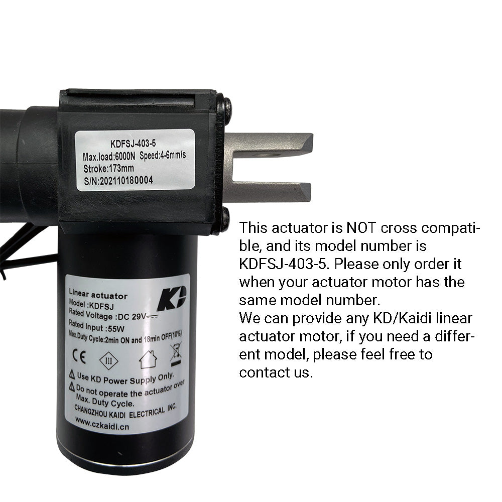 Kaidi KDFSJ-403-5 Linear Actuator Motor for Recliner/Lift Chair