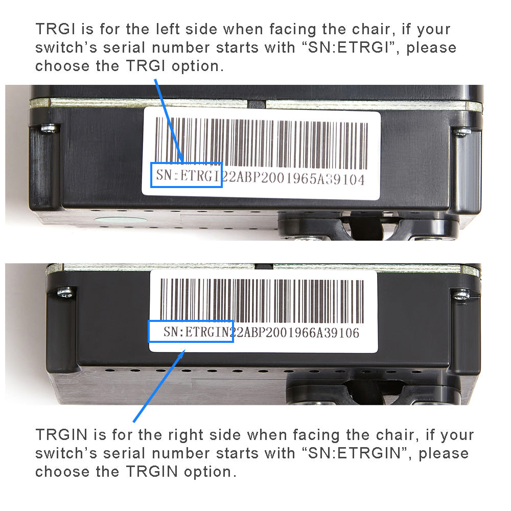 eMoMo TRGI/TRGIN Recliner Switch 7 Buttons with USB