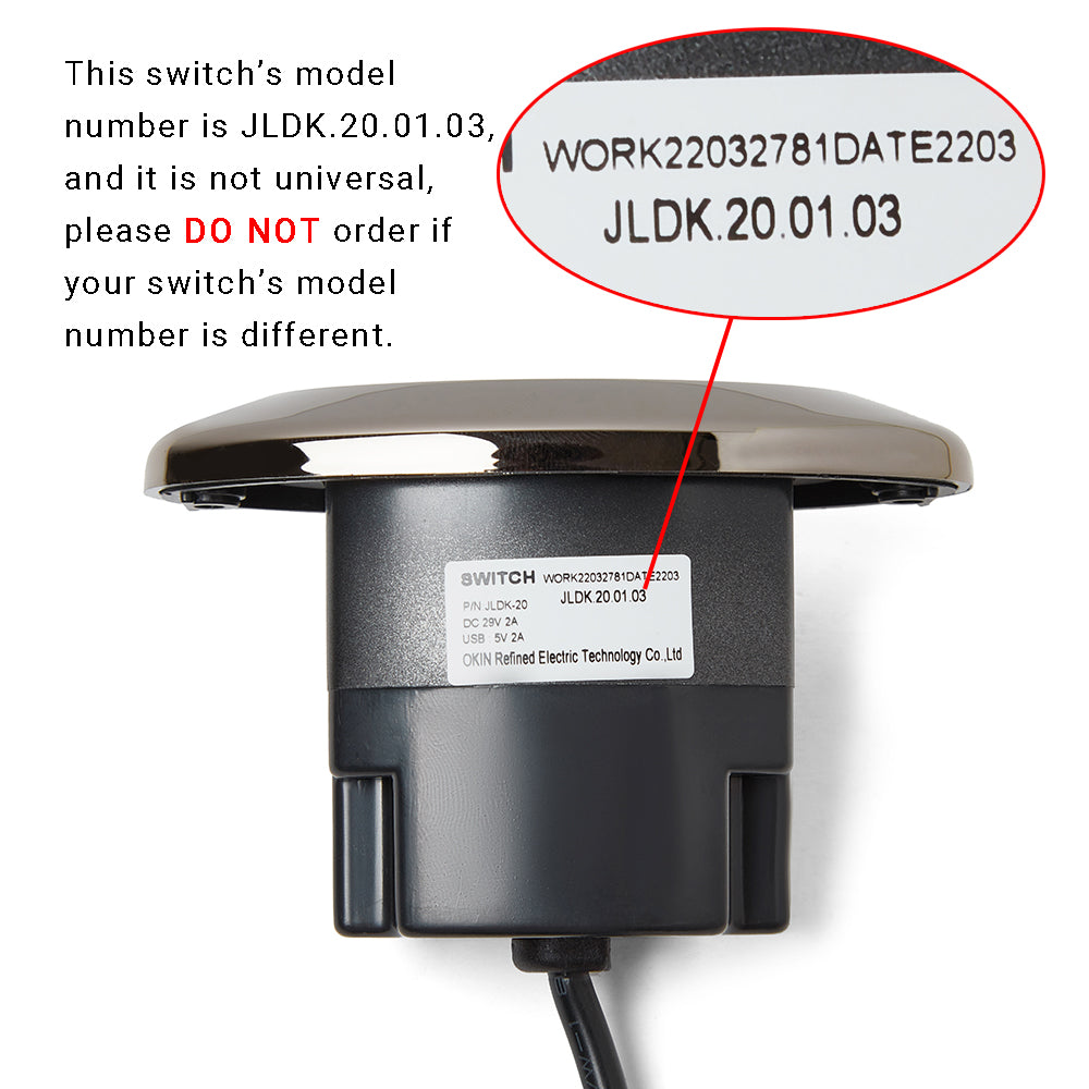 OKIN JLDK.20.01.03 Recliner Switch 2 Button with USB Life Easy