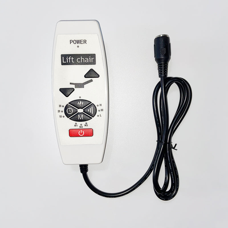 Replacement Remote Controller for Recliner Lifting Chair with Vibration Massage & Heat