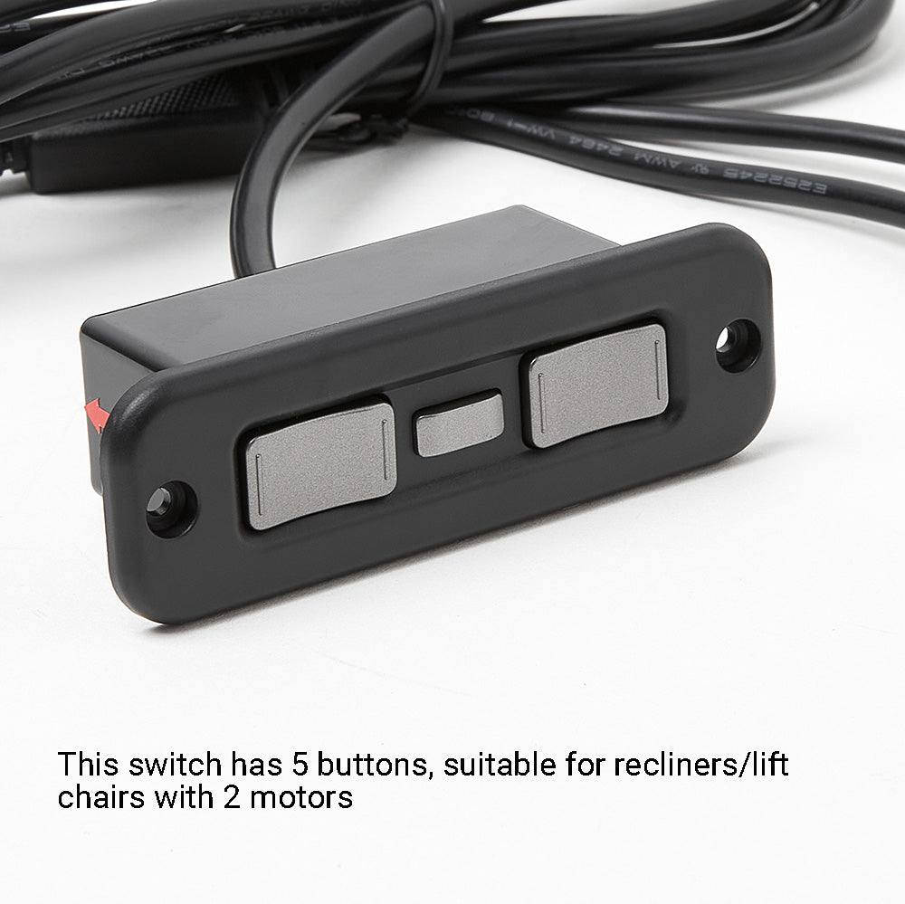 OKIN JLDK.15.11.01 Switch for Recliner Lift Chair 5 Buttons