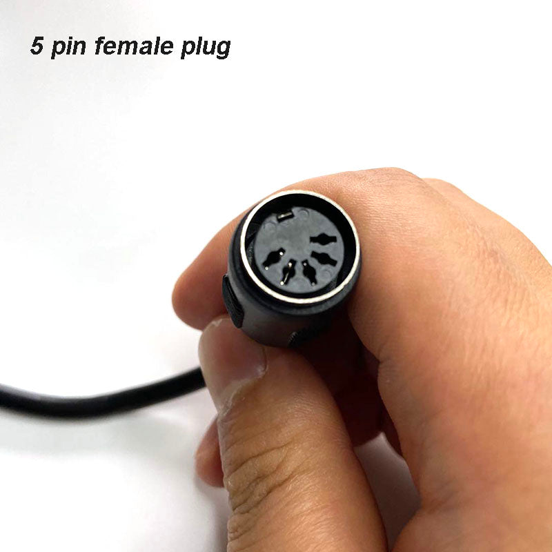 8 Button Massage & Up/Down Remote Controller for Single Motor Recliner with LCD Screen Touch Sensor Buttons, 5-Pin Plug