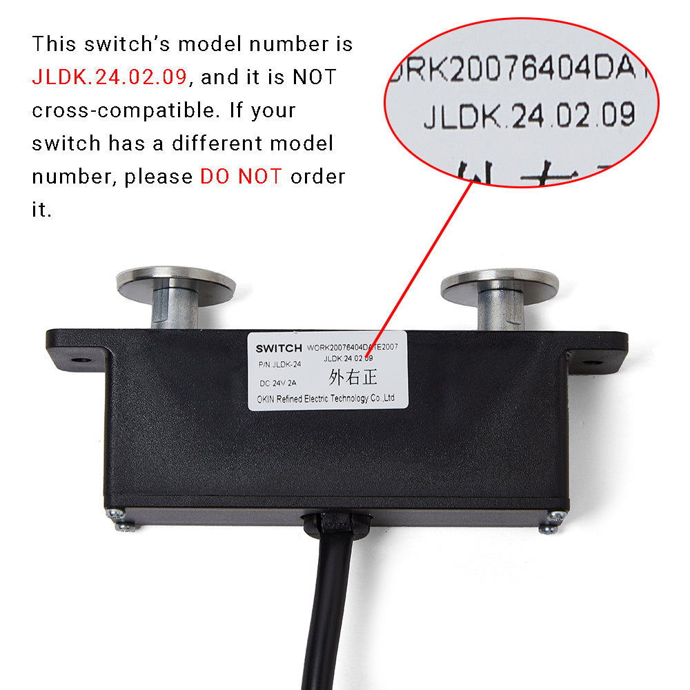 OKIN JLDK.24.02.09 Recliner Switch 2 Button