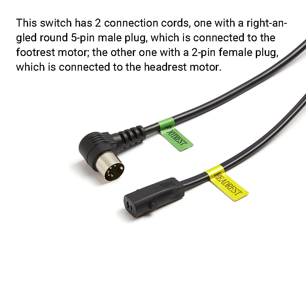 DL-SK-091-D2-01 5 Button Switch for Recliner Lift Chair