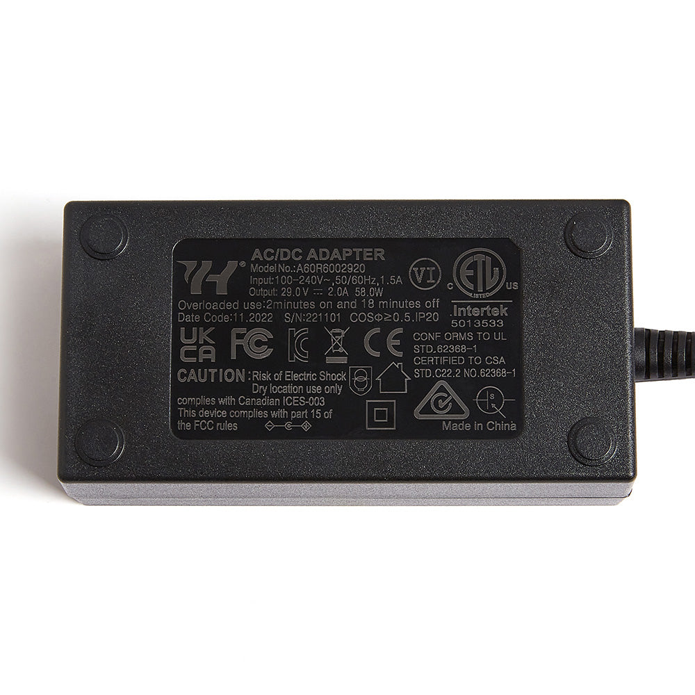 Recliner Barrel Plug Power Adapter 5.5*2.5mm Male Audio Plug Power Cord 29V 2A