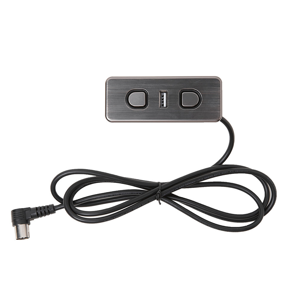 RMT WPS2C10036 2 button Switch W/ USB Backlit for Recliner/Lift Chair
