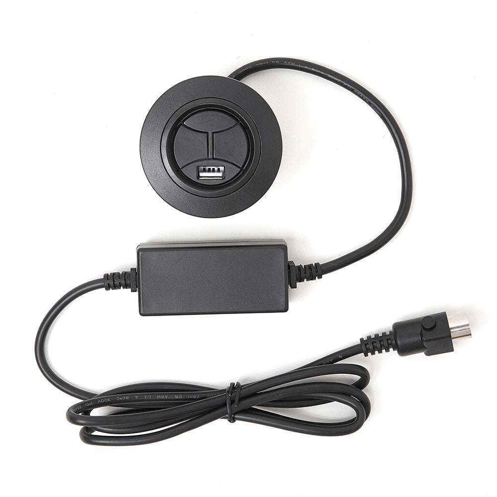 RMT 23300216X000 Round 2 Button 5 Pin Switch W/ USB & Backlit for Recliner Lift Chair