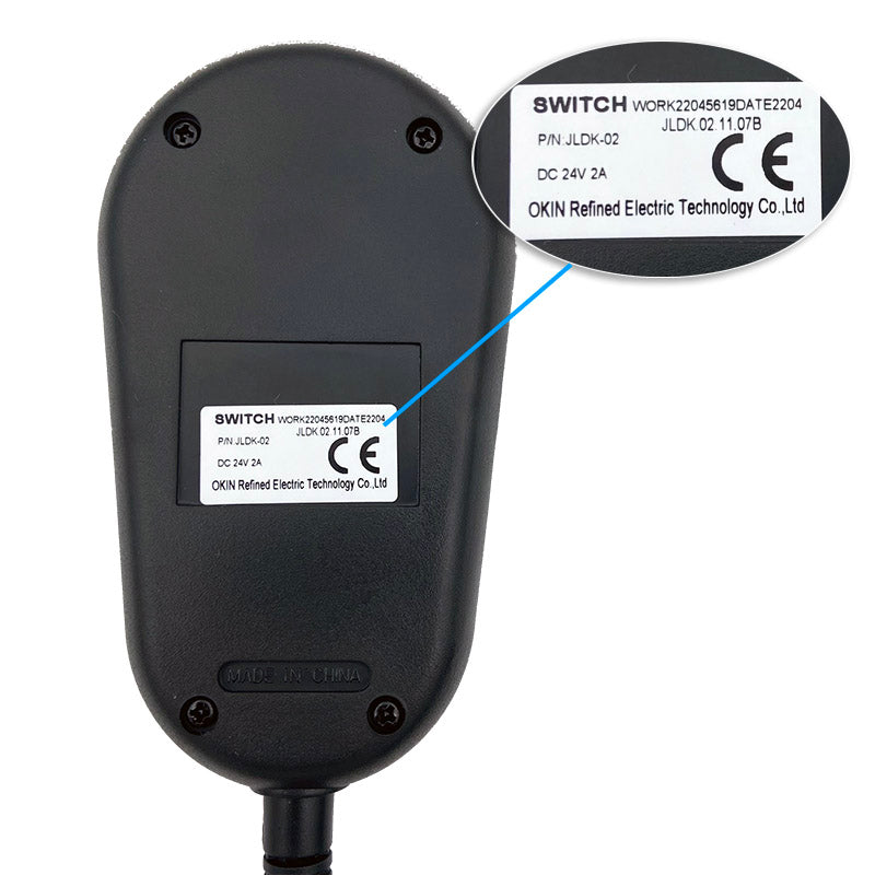 JLDK.02.11.07B Hand Controller Switch for Lift Chair 2 Button 5 Pin