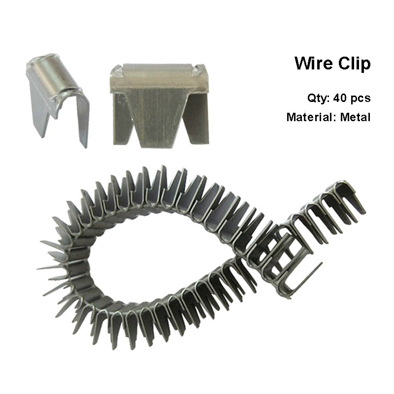 Saggy Sofa Repair Kit Zig-Zag Spring Paper Wrapped Balance Wire 33ft + 40 Clips