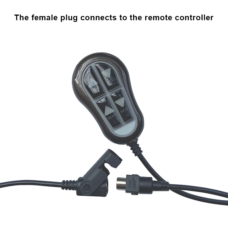 5 Pin Sync Control Y Splitter Cable for Linear Actuators 39inch Remoter to 2 Actuators