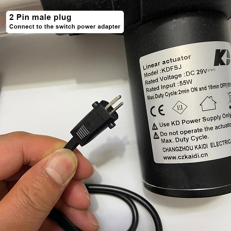 KDFSJ-403-7B Kaidi Linear Actuator for Power Recliner Lift Chairs Motor Replacement