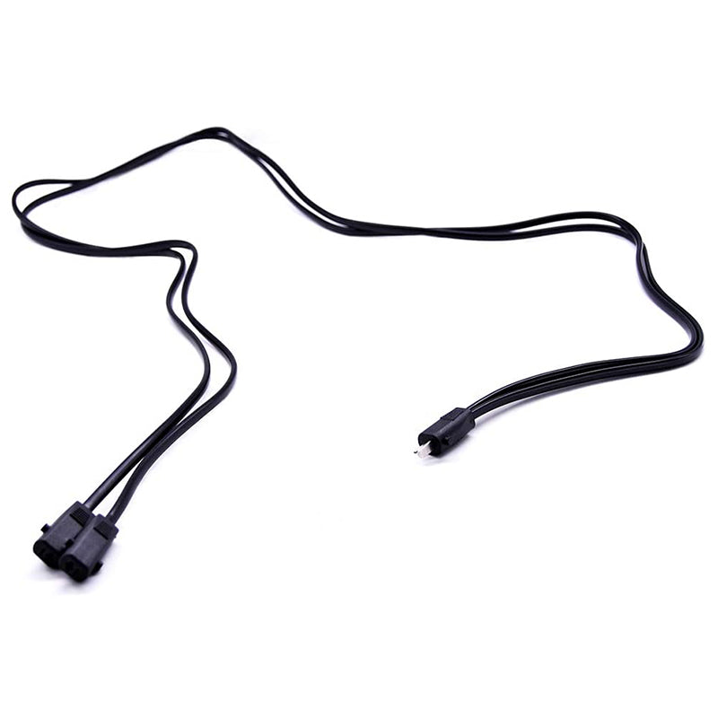 39inch/100cm 2 Pin Y Splitter Power Cable 2 Motors to 1 Power Supply for Recliner Lift Chair Electric Sofa