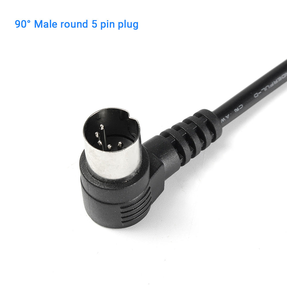 90-Degree 5 Pin Plug Converter for Recliner/Lift Chair Remote Controller/Switch