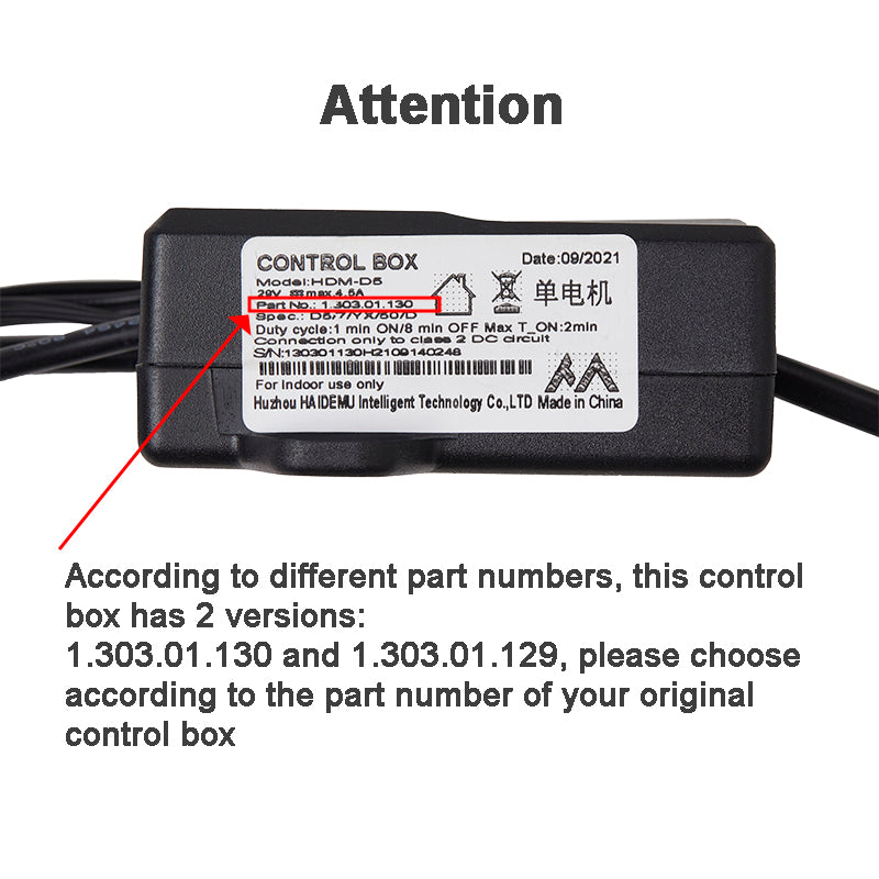 HDM-D5 Control Box for Massage Recliner Lift Chair