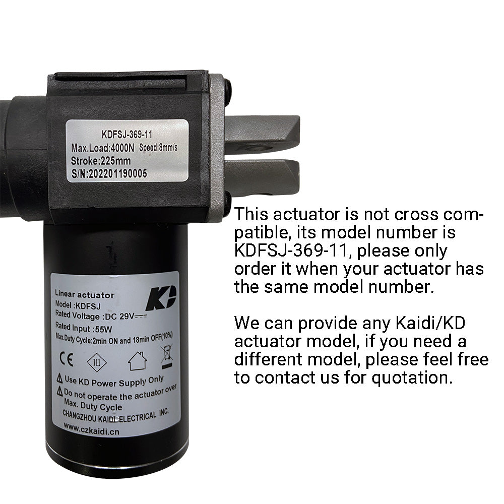 Kaidi KDFSJ-369-11 Linear Actuator Motor Assembly